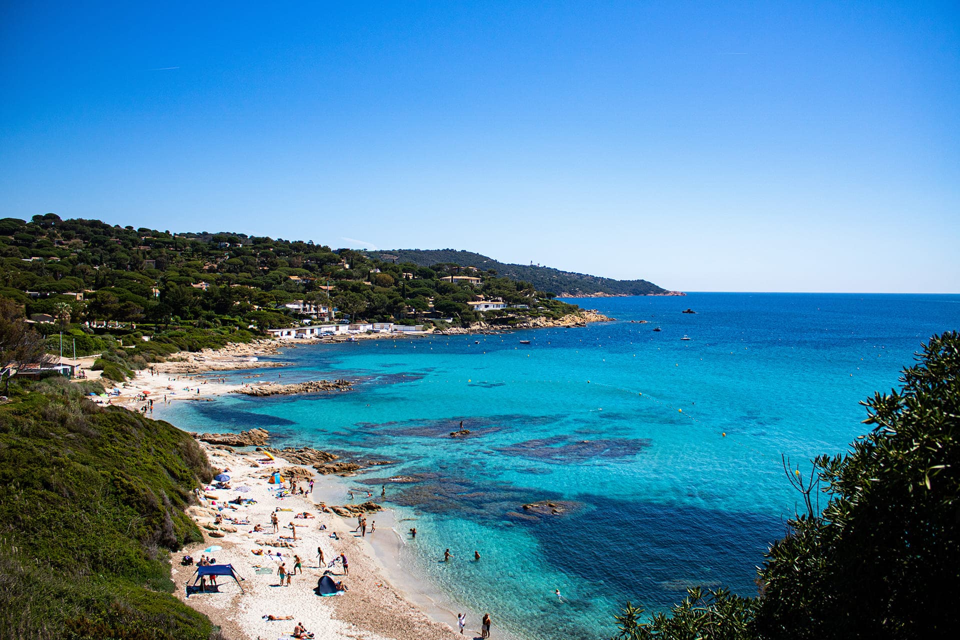 Plage de l'Escalet in Saint-Tropez